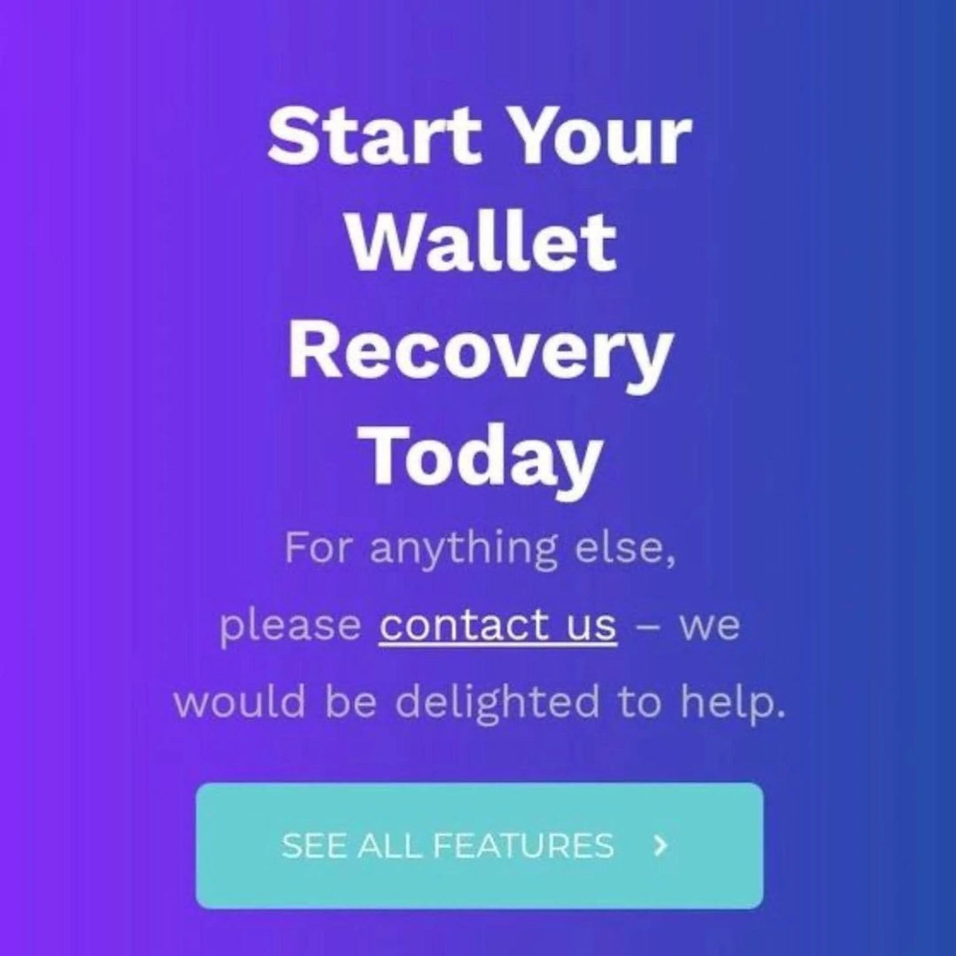 crypto recovery