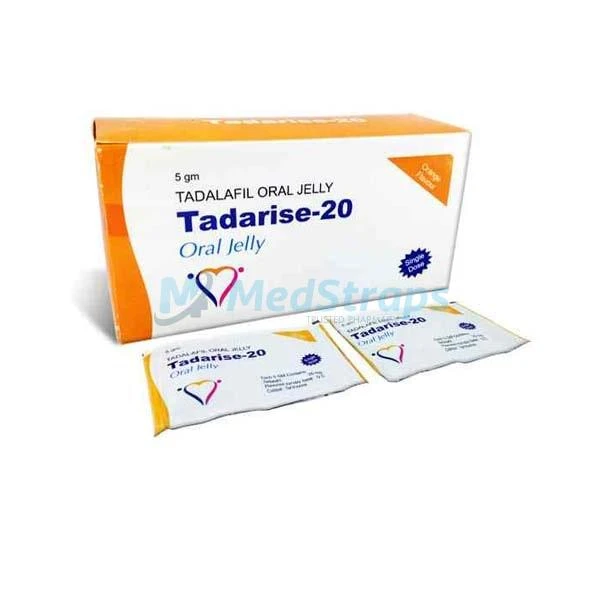 Tadarise oral Jelly | Tadalafil | Review, Uses, Side effects