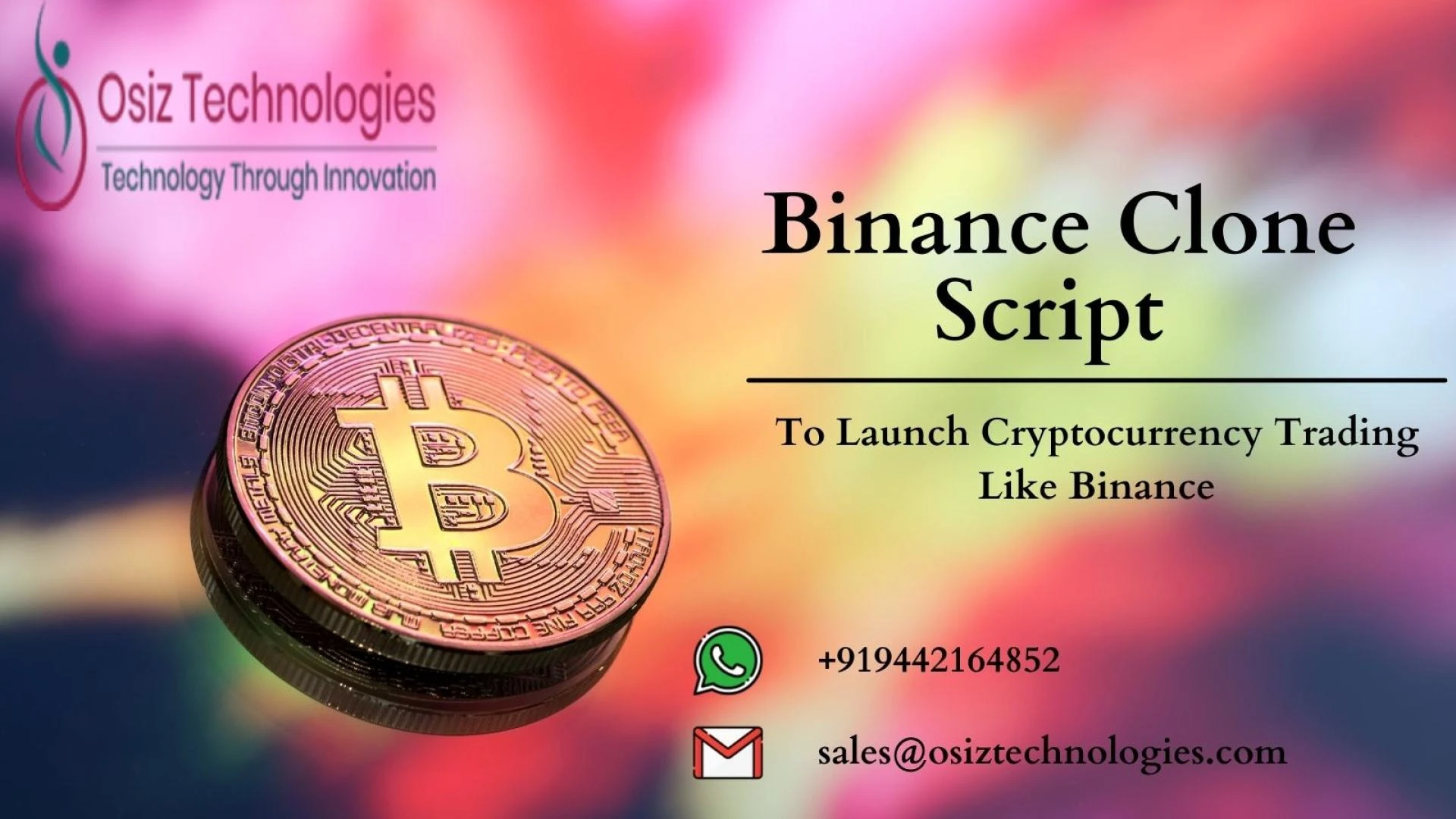 OSIZ PRESENTS A BINANCE CLONE SCRIPT TO START YOUR CRYPTO EXCHANGE PLATFORM Like Binance