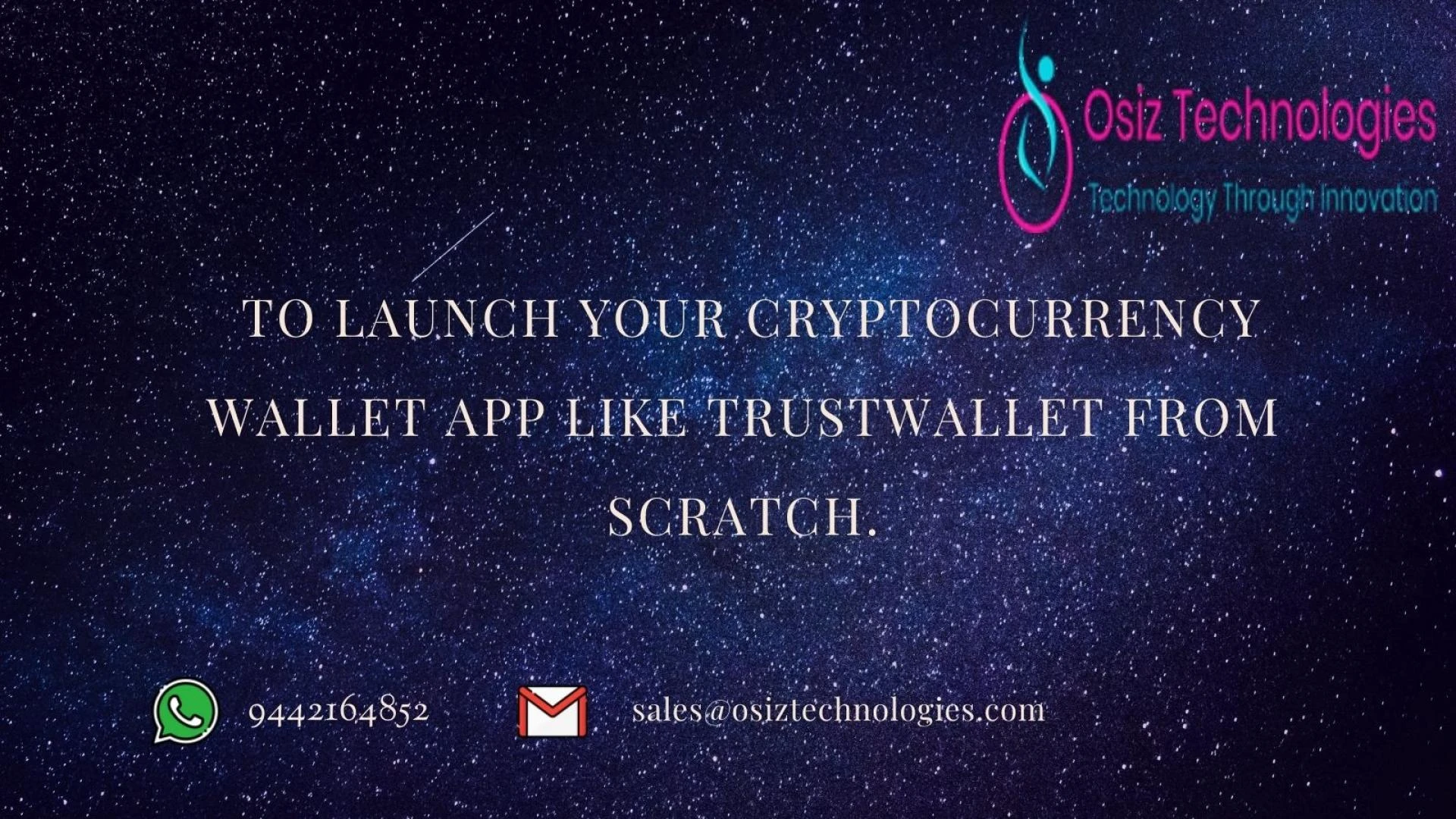 To Launch your Cryptocurrency Wallet App Like Trustwallet from Scratch.