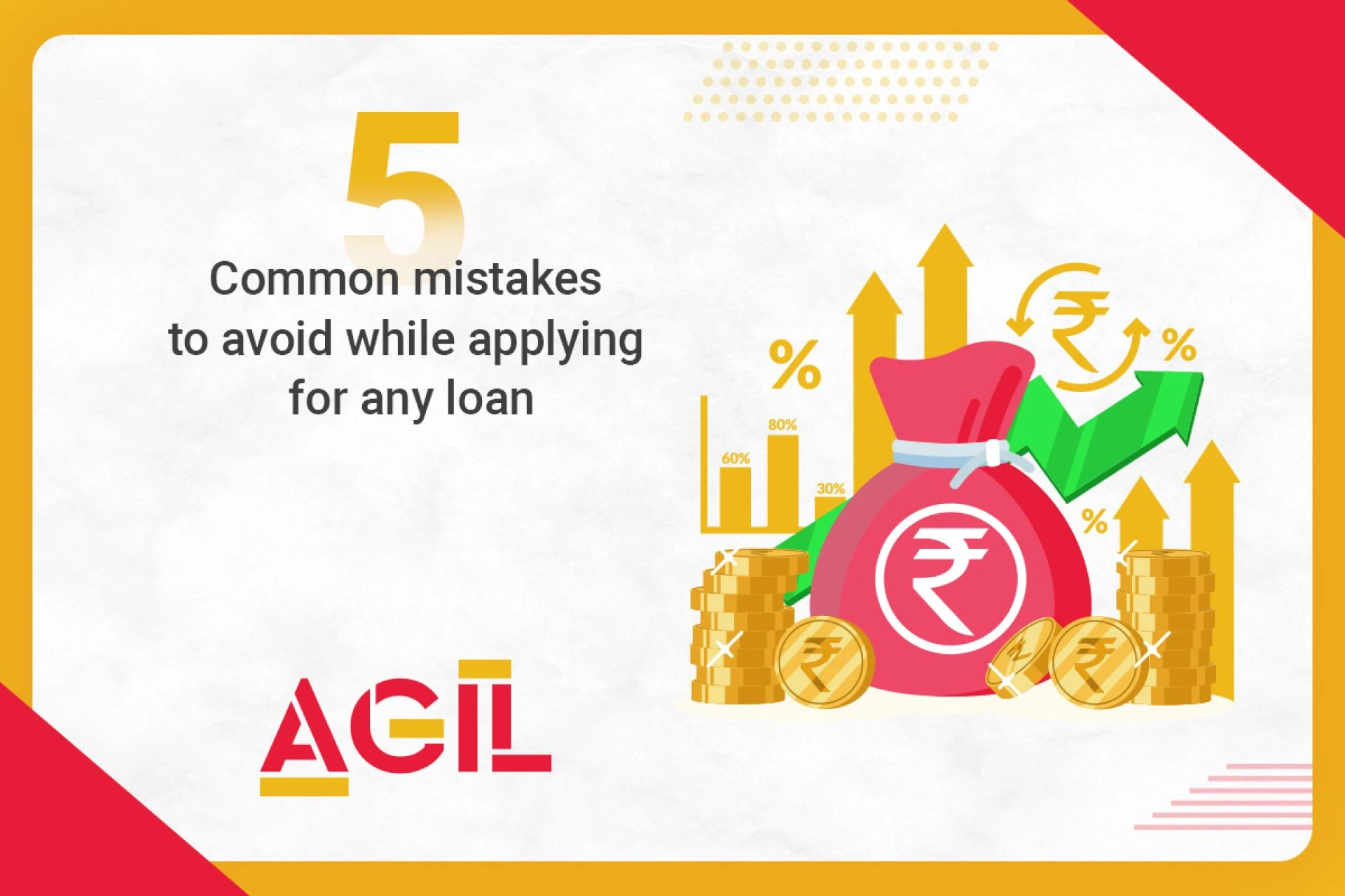 5 Common mistakes to avoid while applying for any loan