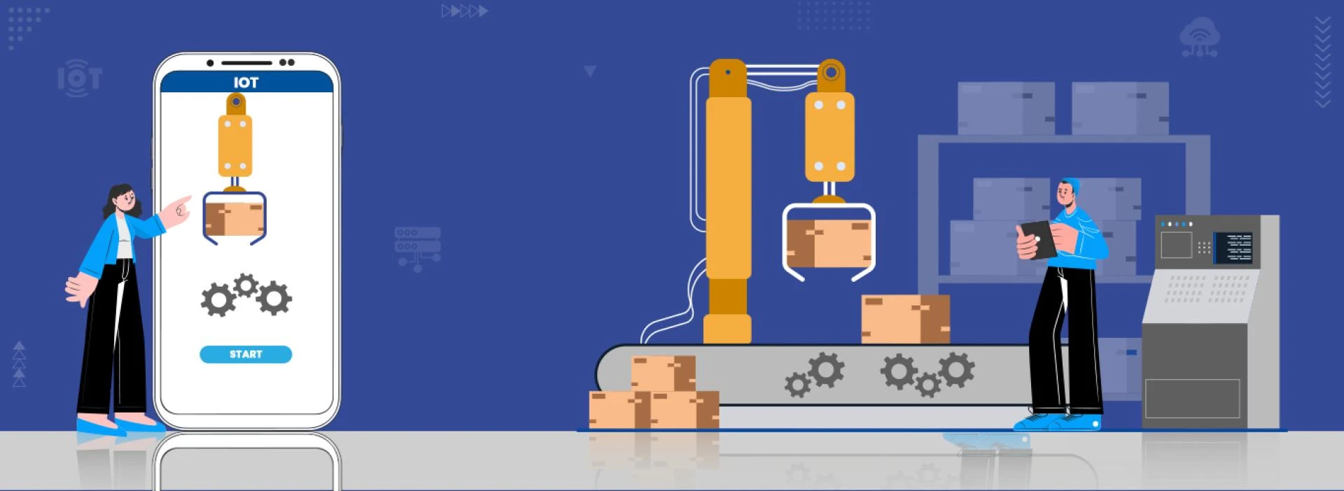 IoT in Manufacturing Sector: Benefits &amp; Application