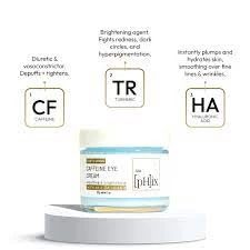 Combining vitamin C with other active ingredients in eye creams