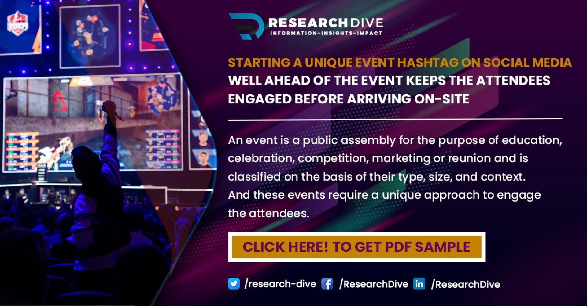 Drive high CAGR by Events Industry Along with Top key players in 2020-2028
