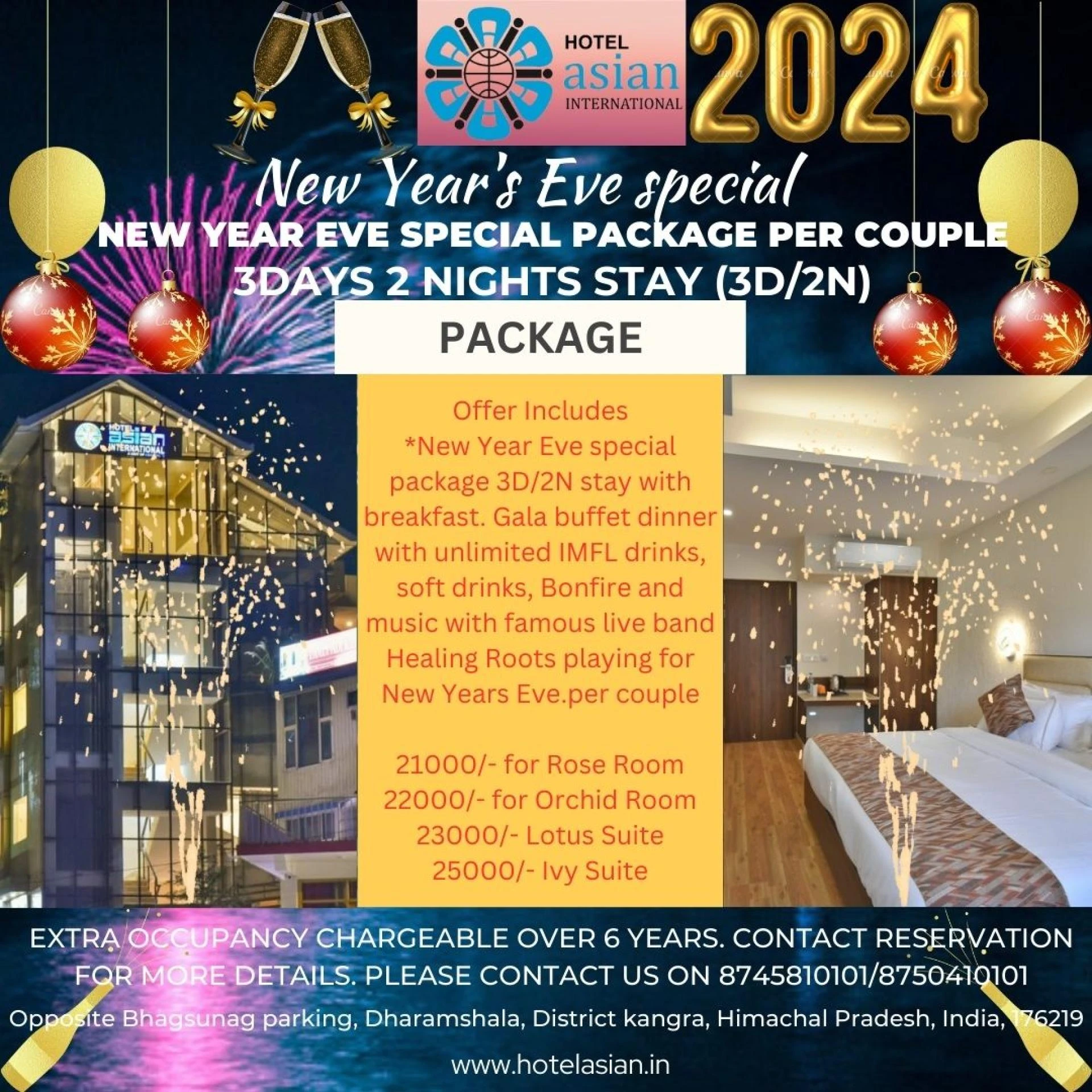 New Year Bliss: 3D/2N Stay, Gala Dinner, &amp; Live Band!