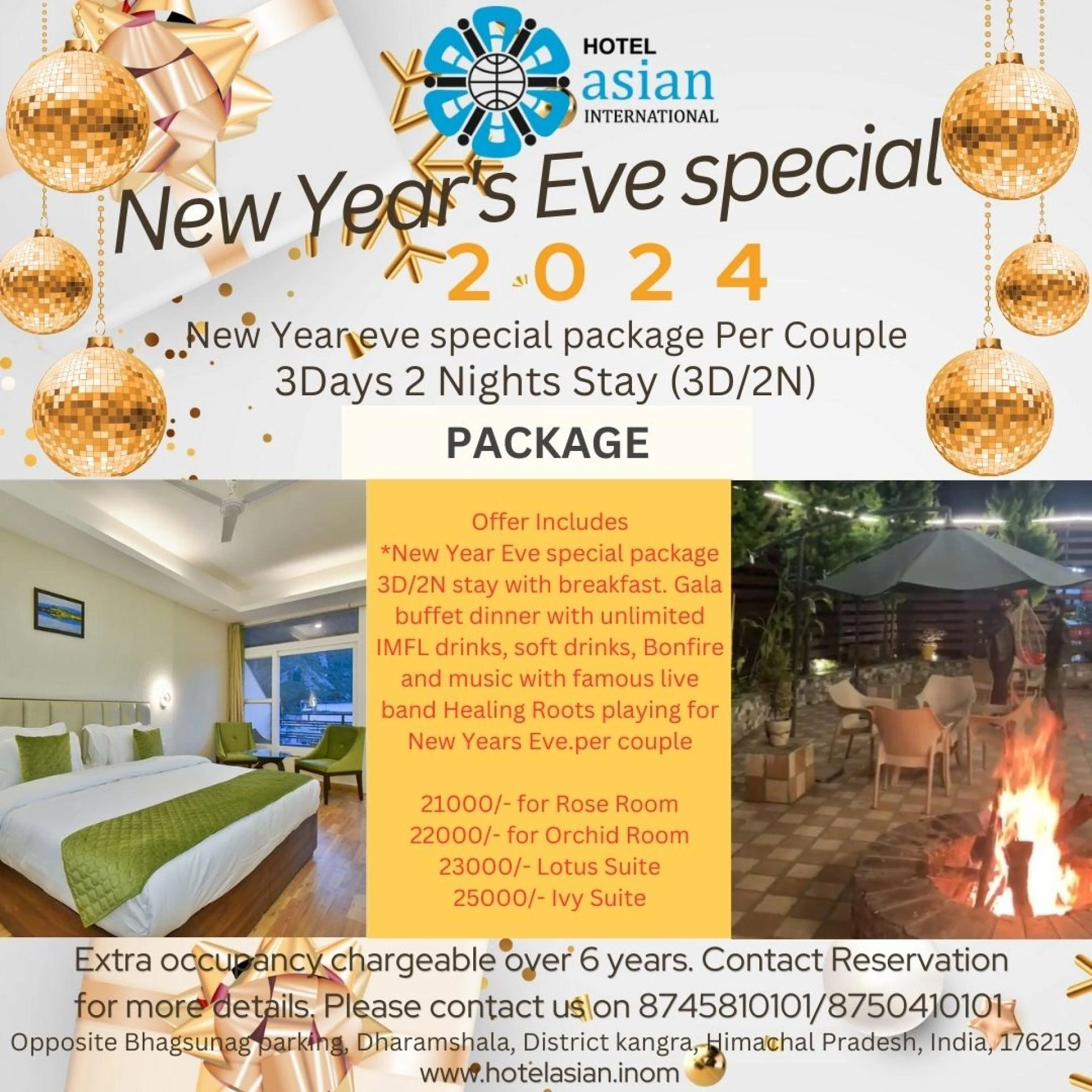 New Year: 3D/2N, Gala Dinner, Live Band &amp; Cheers!