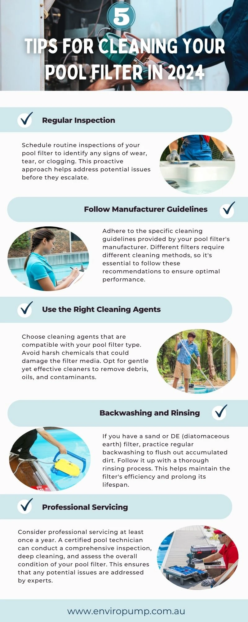 5 Tips for Cleaning Your Pool Filter in 2024