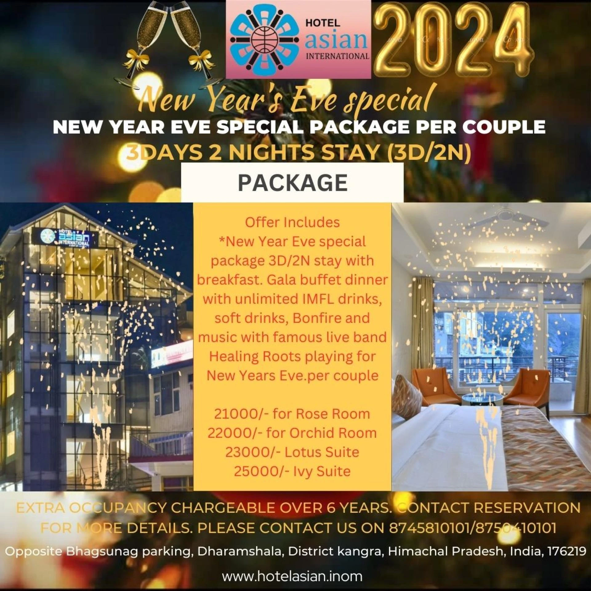New Year's Eve: 3D/2N Stay, Gala Dinner, Music &amp; More!