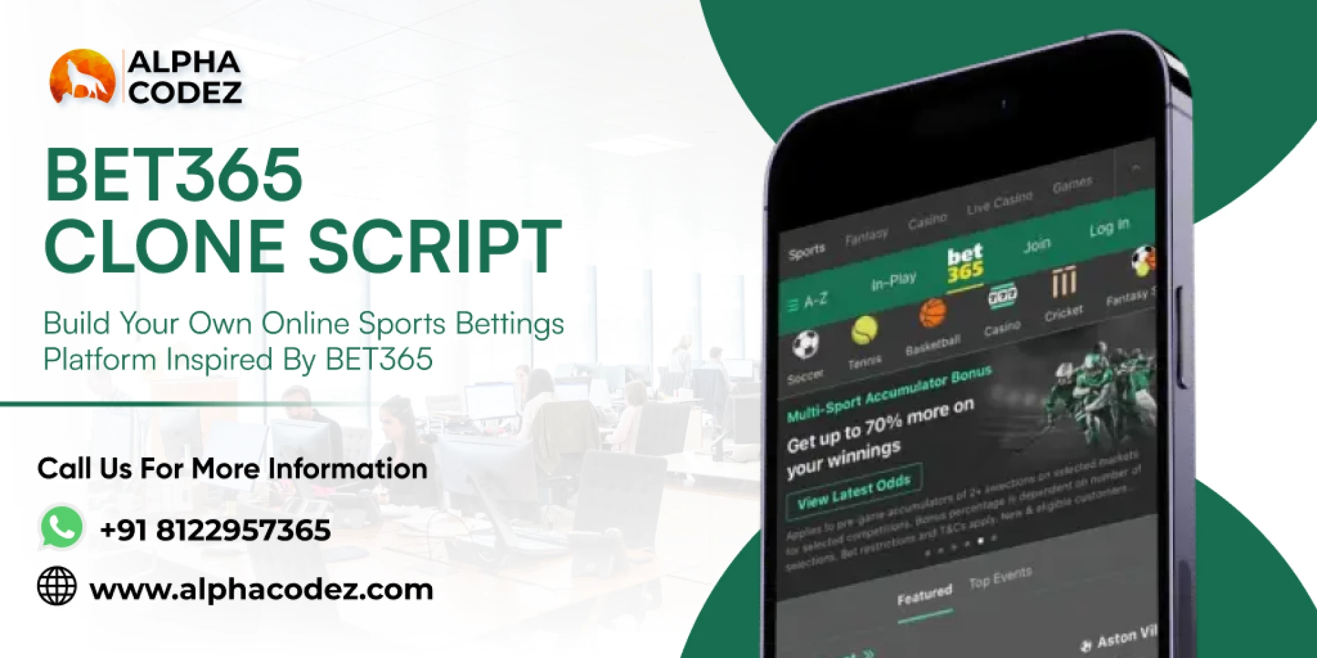 Build Your Own Bet365 Clone Script And Join The Million-dollar Industry