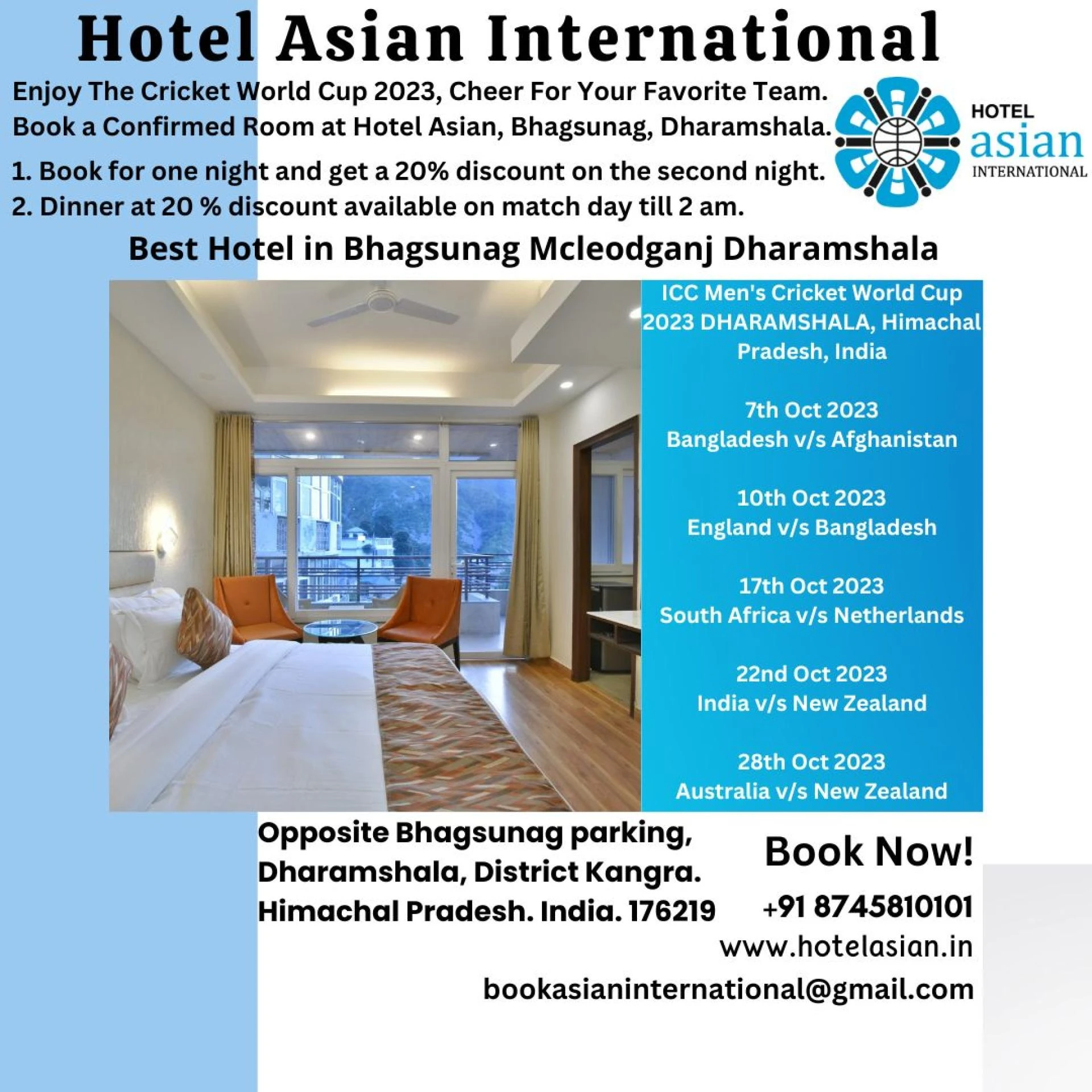 Hotels near Hpca Stadium, Dharamshala, Book Now