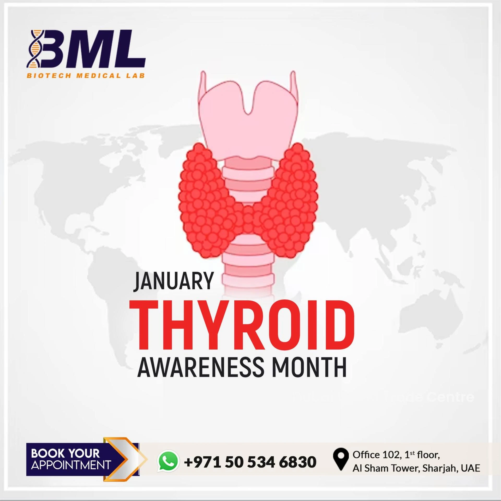 Biotech Medical Lab | Best Medical Laboratory in Sharjah | Thyroid Package