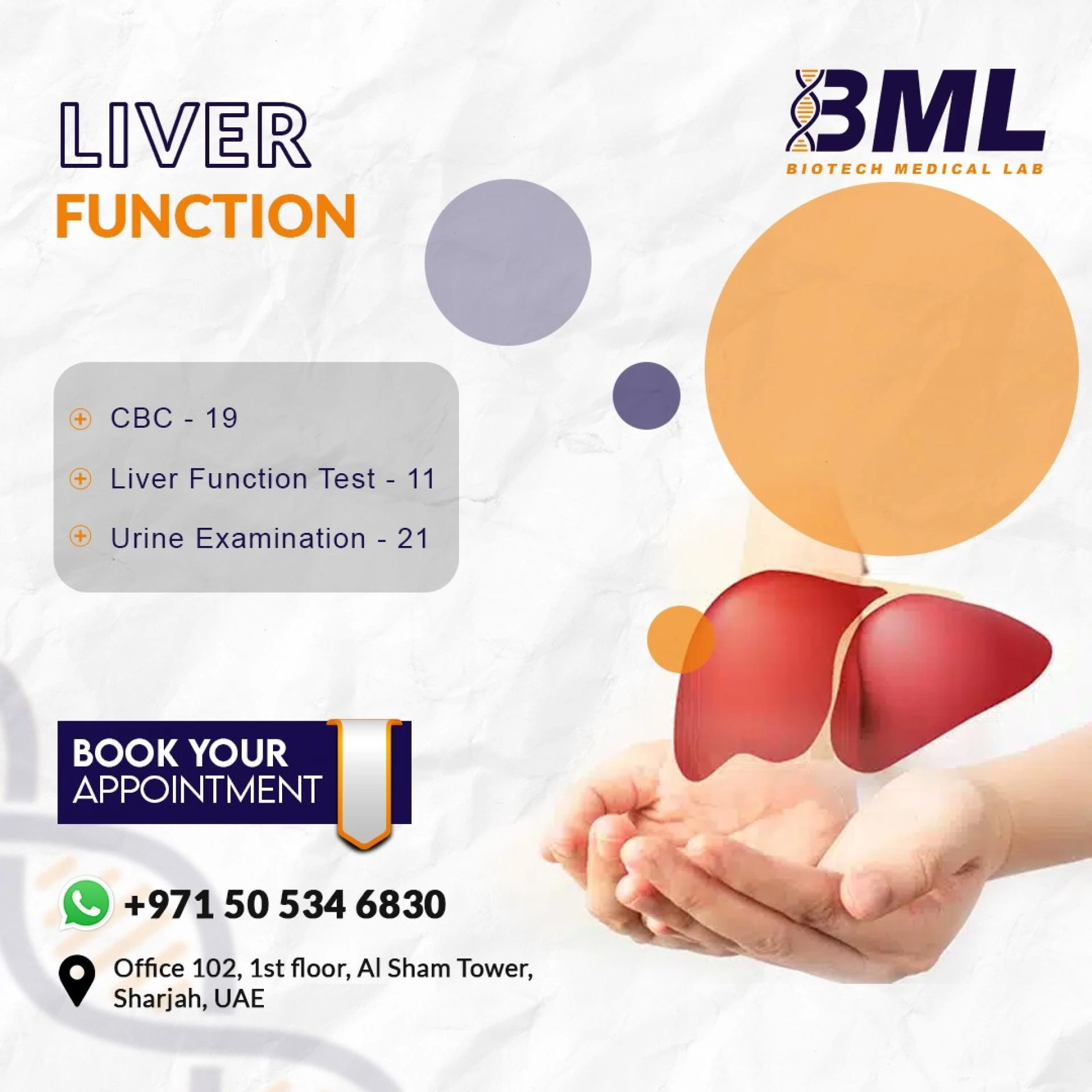 Advanced Medical Lab in Sharjah : Biotech Medical Lab | Liver Function tests: How they save lives?