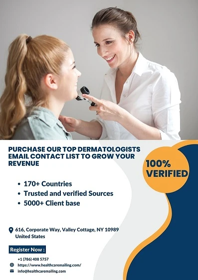 Dermatologist Email List | 100% Verified Data