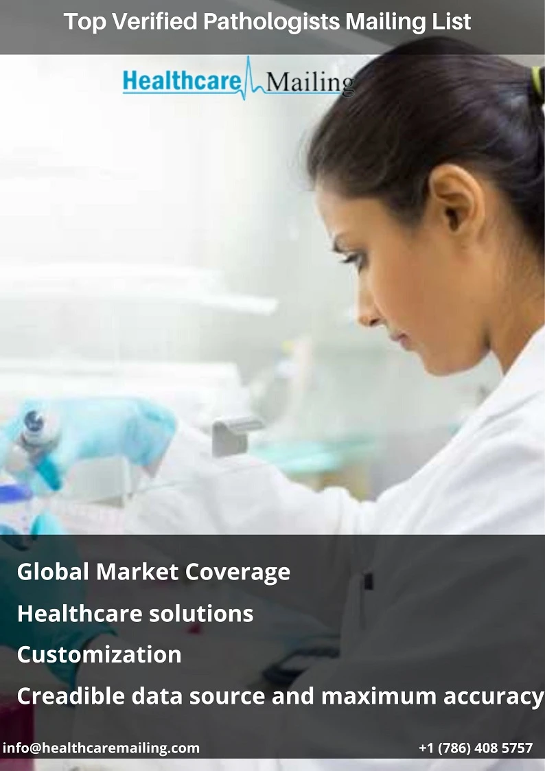 Purchase our 100% verified Pathologist Email List to increase your ROI