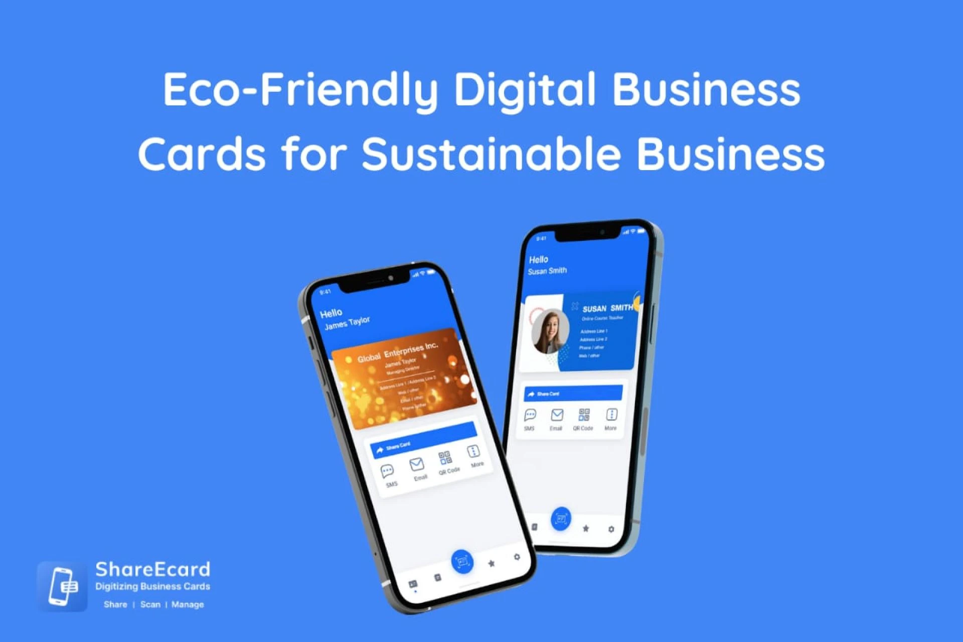 Eco-Friendly Digital Business Cards for Sustainable Business