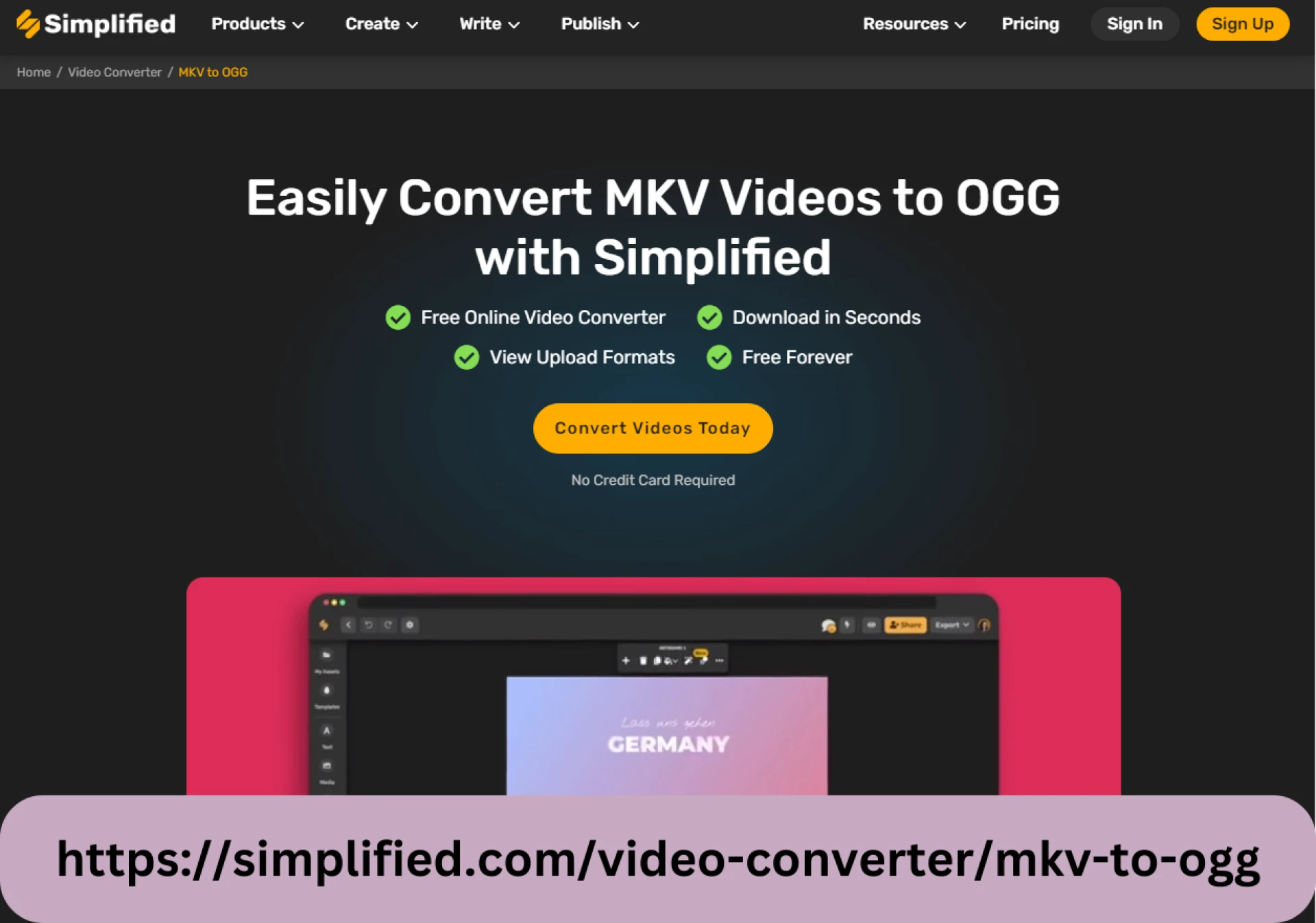 Simplified: Effortlessly Convert MKV Videos to OGG with Our User-Friendly Tool