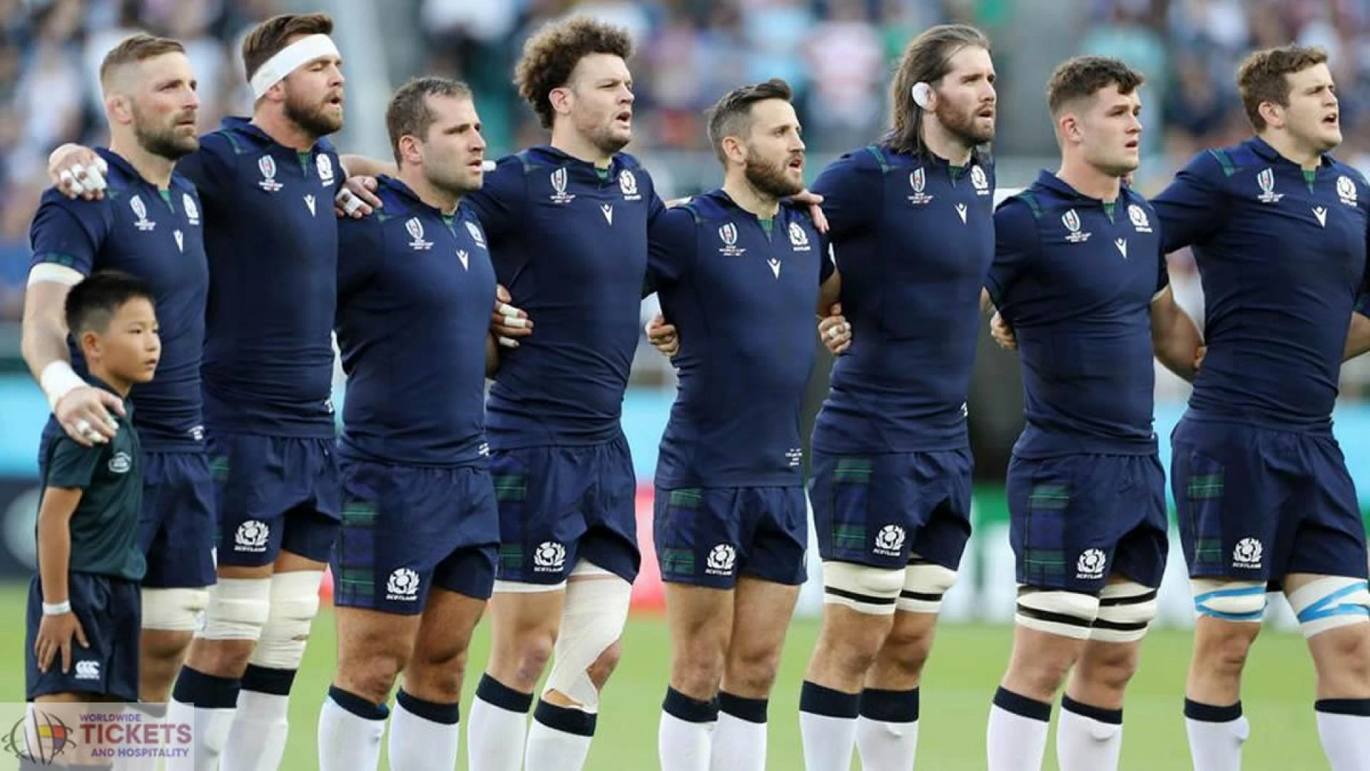 The national Scotland Rugby World Cup Team