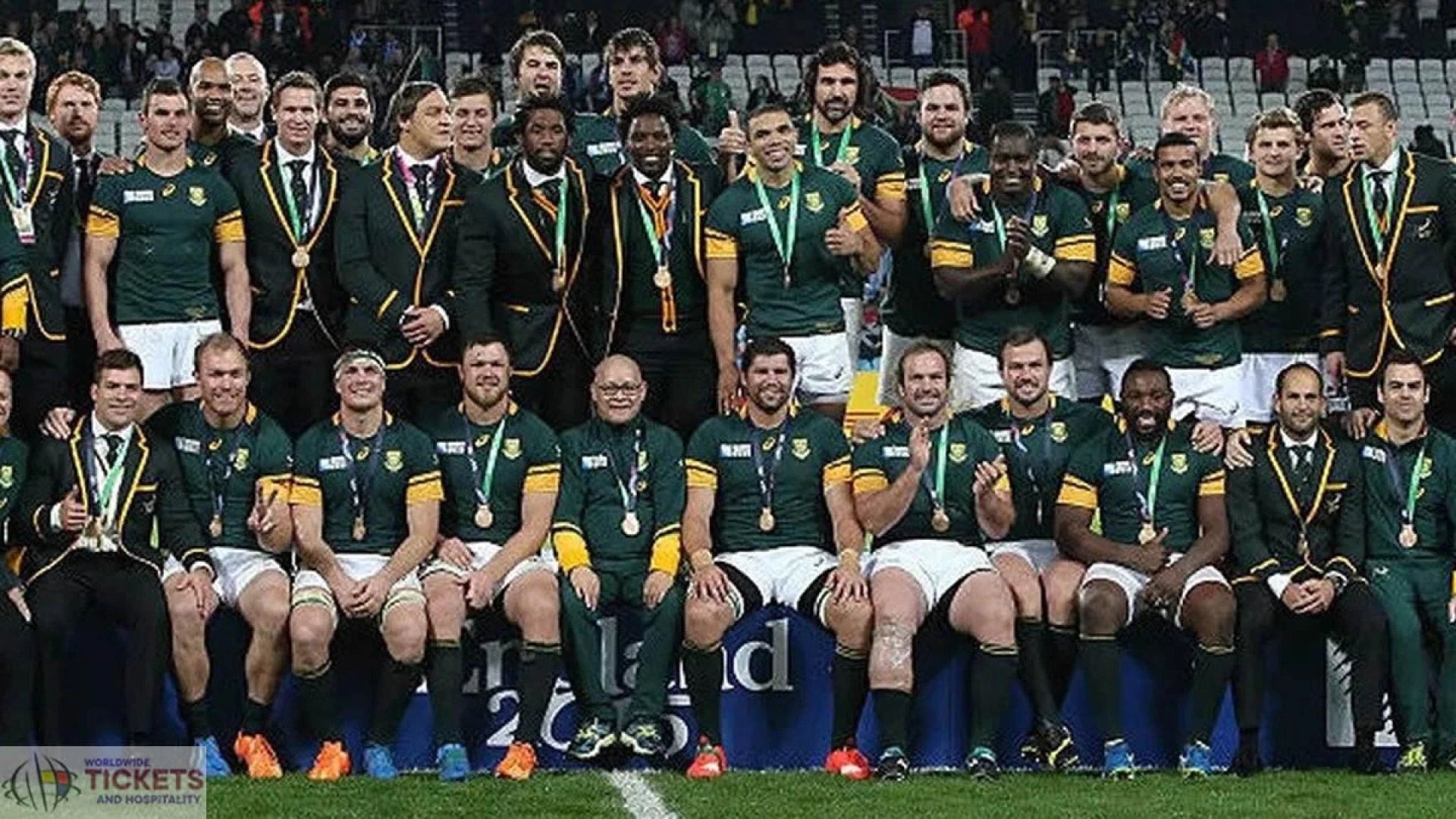 The national South Africa Rugby World Cup Team