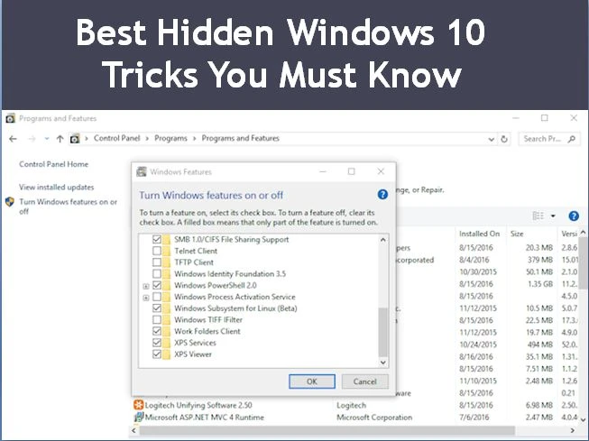 Best Hidden Windows 10 Tricks You Must Know