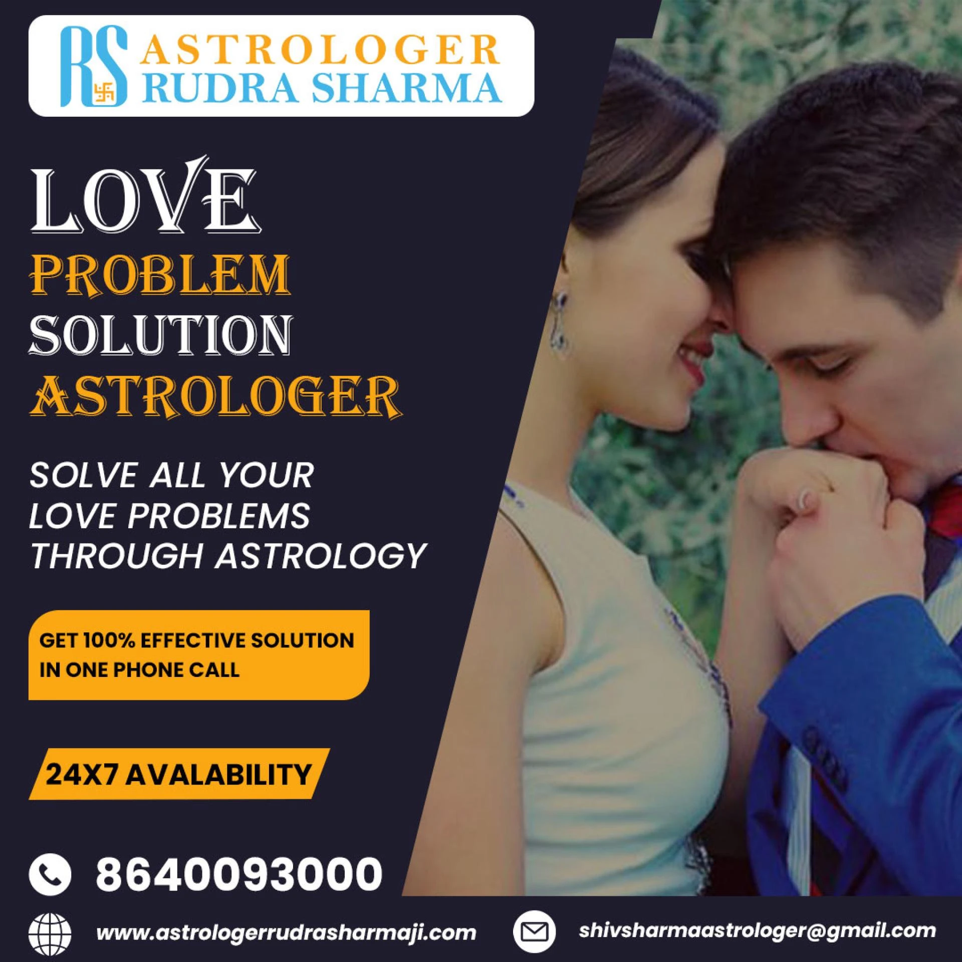 Love Problem Solution Specialist in India | Astrologer Rudra Sharmaji