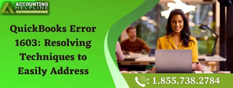 Some Easiest guide to fix QuickBooks Error 1603