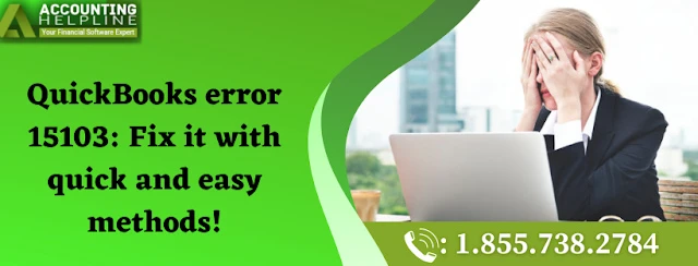 Easy ways to instantly fix QuickBooks Error 15103
