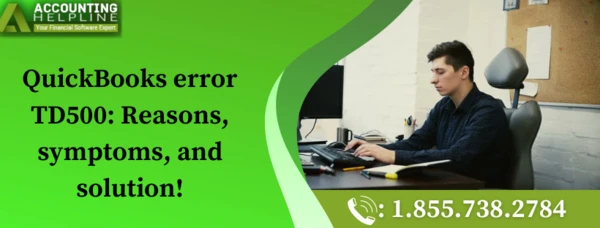 A quick method to fix QuickBooks Error TD500