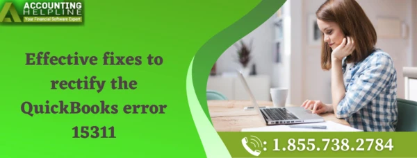Here's an easy method to fix QuickBooks Error 15311