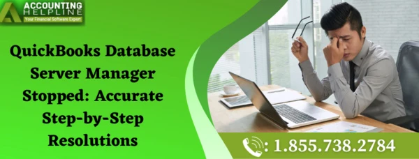Easy guide to fix QuickBooks Database Server Manager Stopped