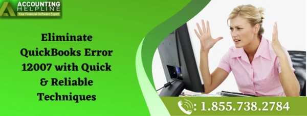 Here's an easy method to tackle QuickBooks Error 12007