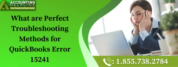 Easy fixing guide for QuickBooks Error 15241 instantly