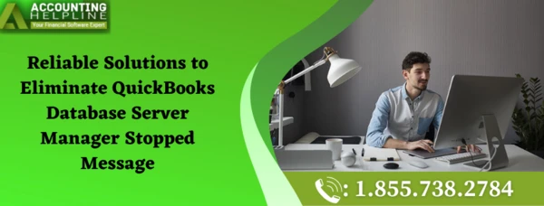 Here's an easy method to fix QuickBooks Database Server Manager Stopped issue