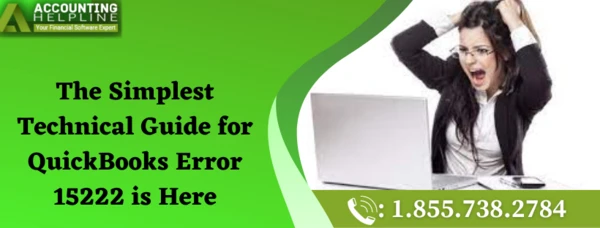 A quick method to fix QuickBooks Error 15222