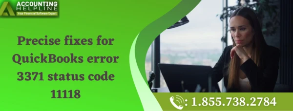 Easy ways to instantly fix QuickBooks Error 3371 status code 11118
