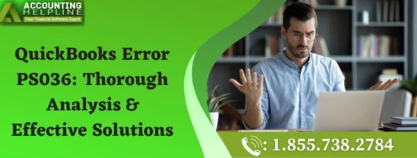 Easiest way to eliminate QuickBooks Error PS036