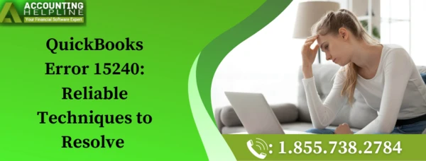 Here's an easy method to fix QuickBooks Error 15240
