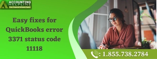 Easiest way to tackle QuickBooks Error 3371 status code 11118