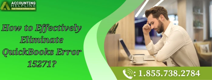 An easy technique to resolve QuickBooks Error 15271