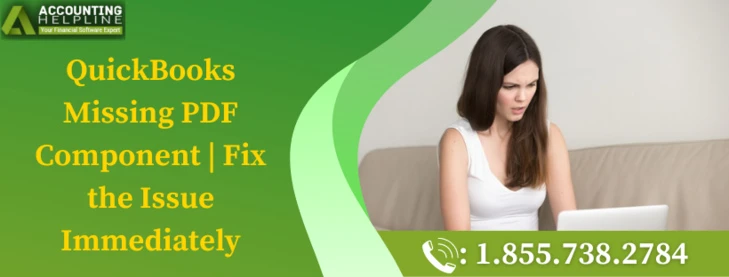 How to fix QuickBooks Missing PDF Component issue