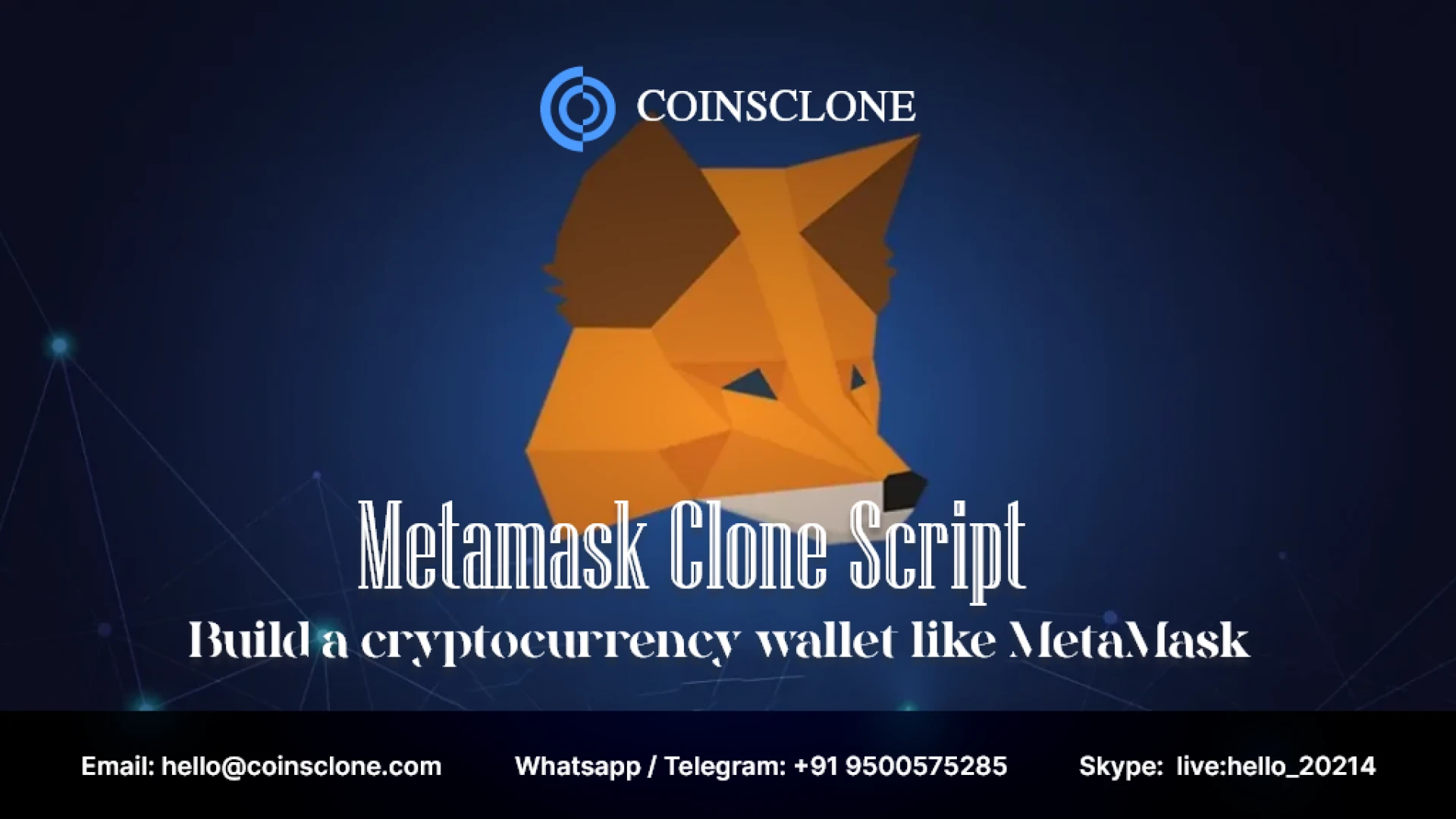 MetaMask clone script- Build a cryptocurrency wallet like MetaMask