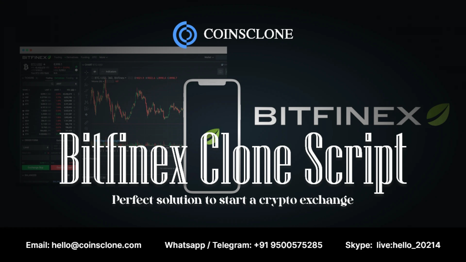 Bitfinex Clone Script: create your own dream exchange