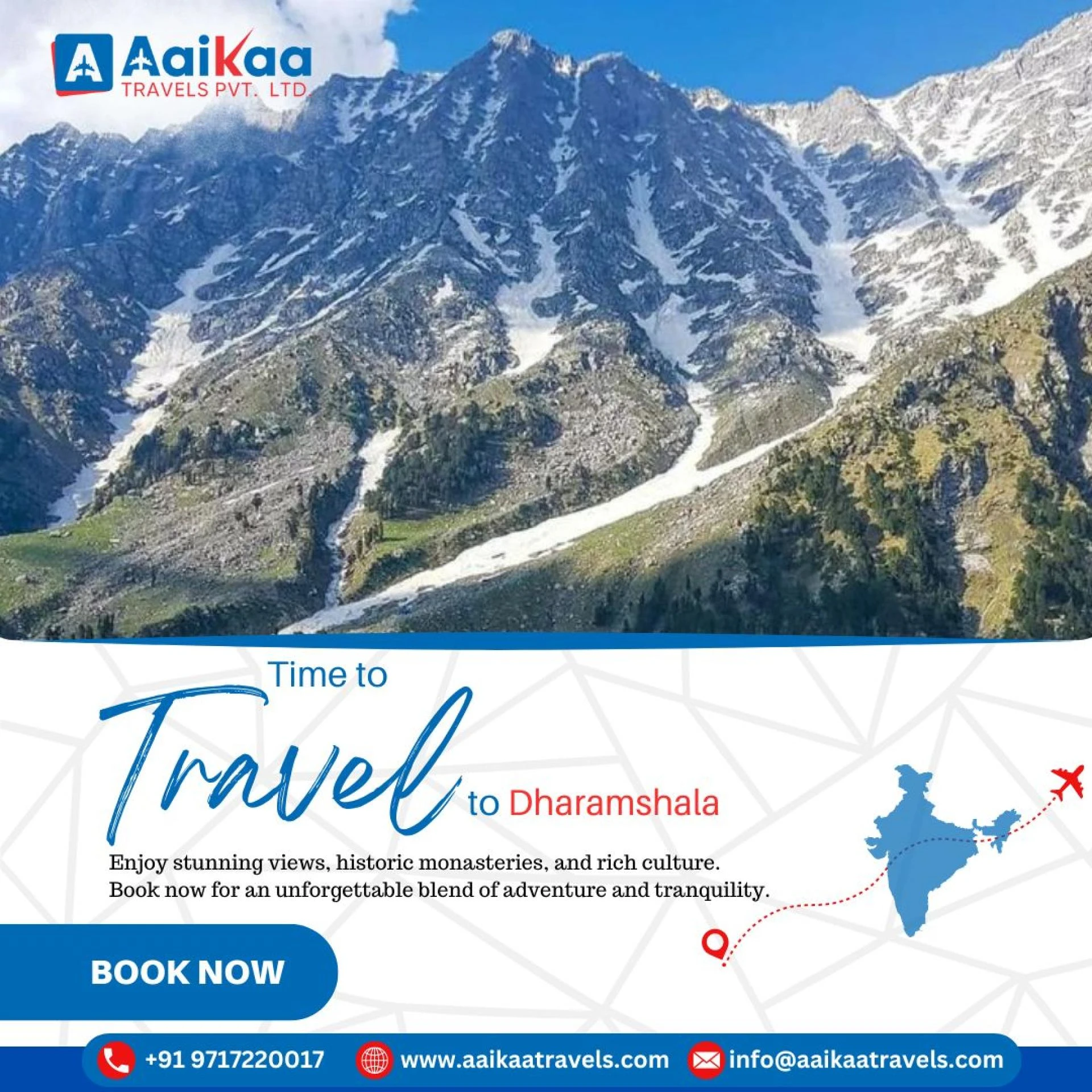 Discover Incredible Destinations with Aaikaa Travels: Dharamshala and Jaipur-Jodhpur Tour Packages