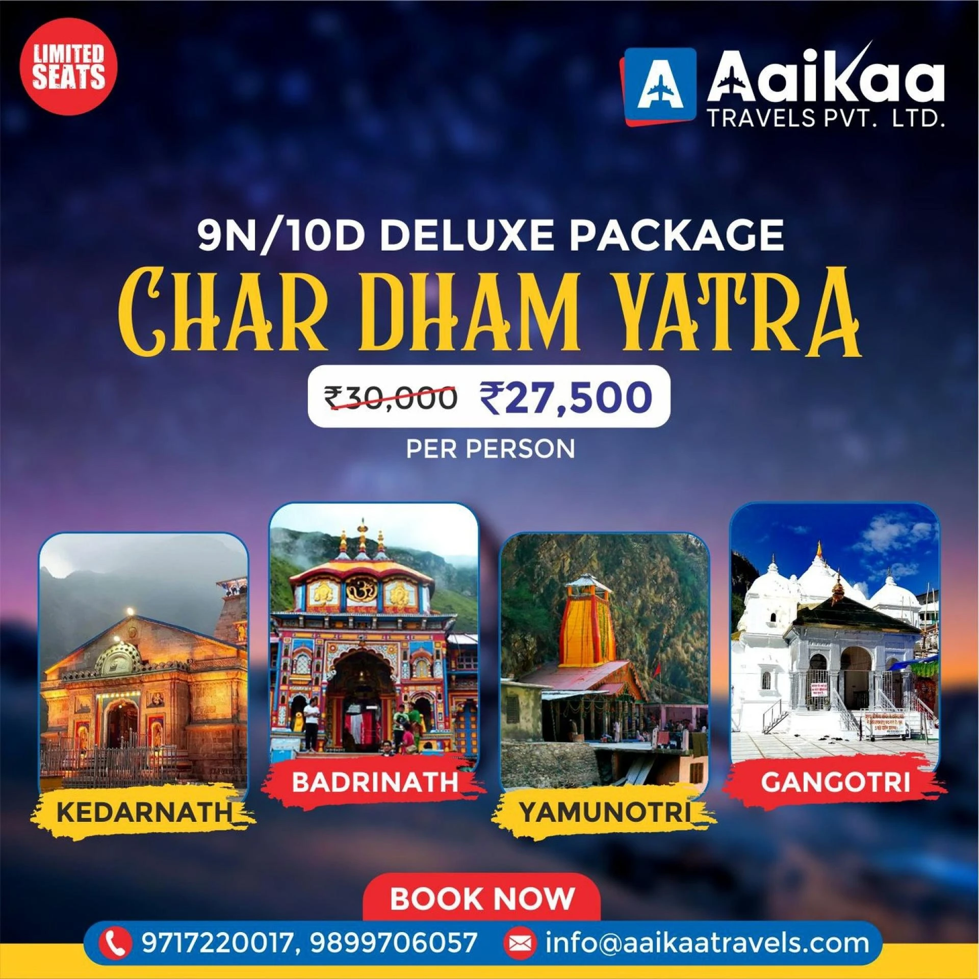 Embark on an Unforgettable Journey with the Best Jim Corbett, Char Dham Yatra and Musoorie Tour Packages | Aaikaa Travels.
