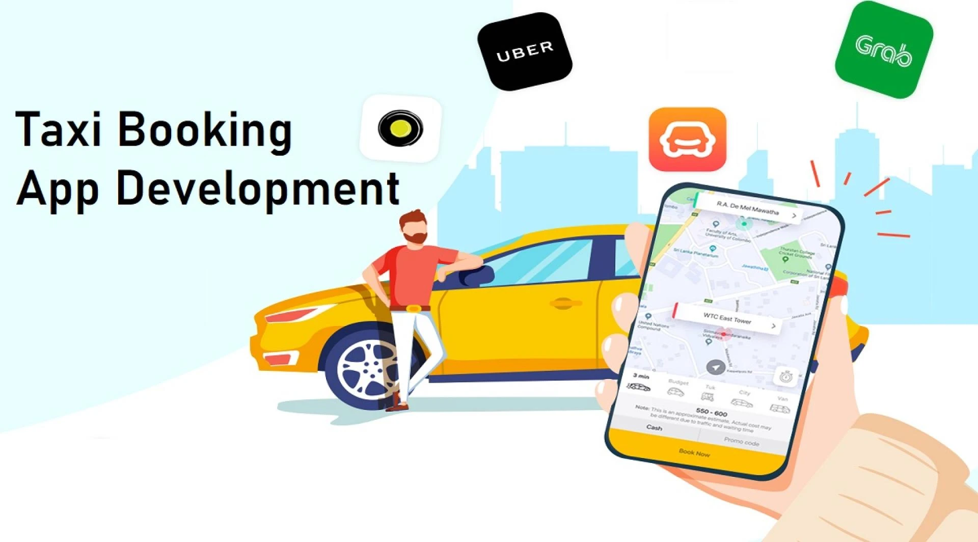 how to develop a taxi bike app