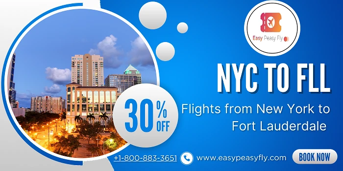 Flights From New York (NYC) To FLL- One Way Journey
