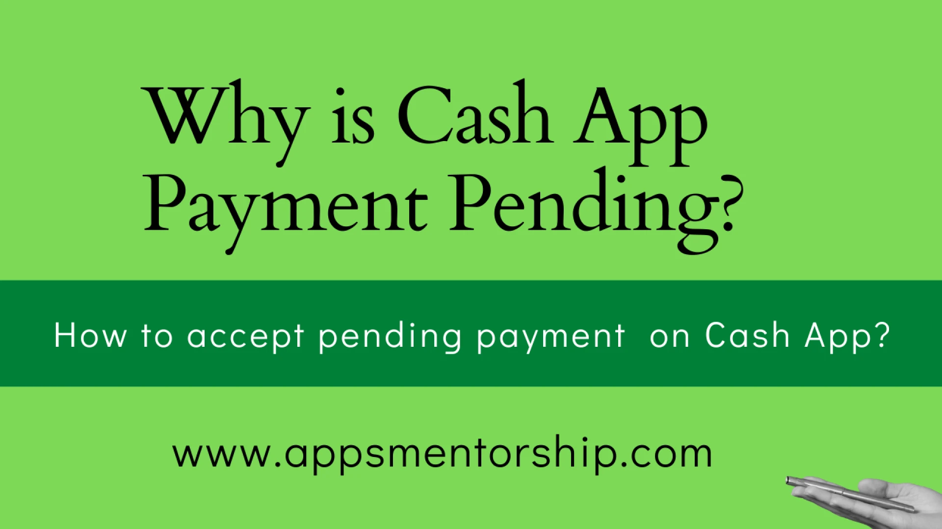 Why Cash App payment is pending? How to accept pending payment on Cash App?