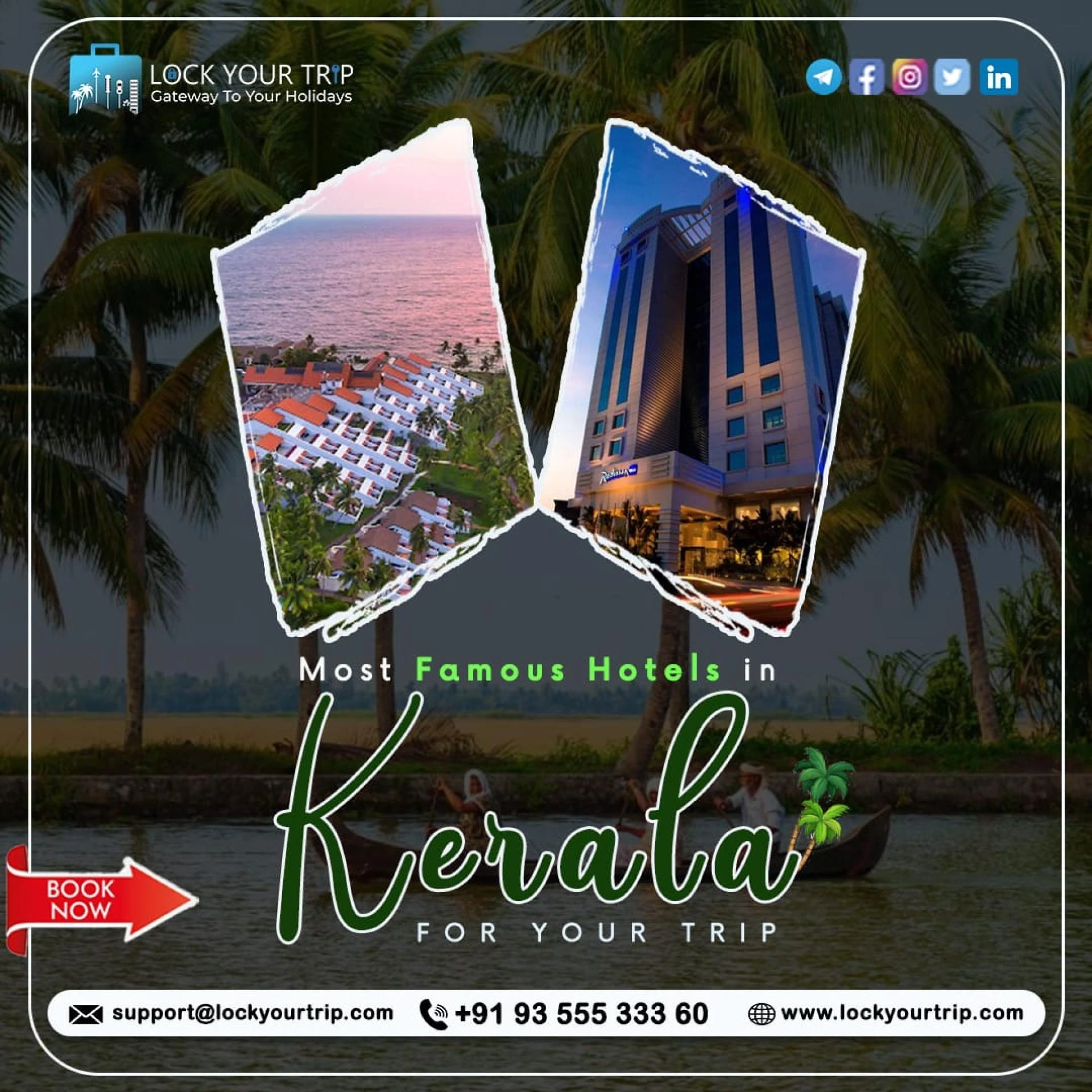 Most Famous Hotels in Kerala For Your Trip