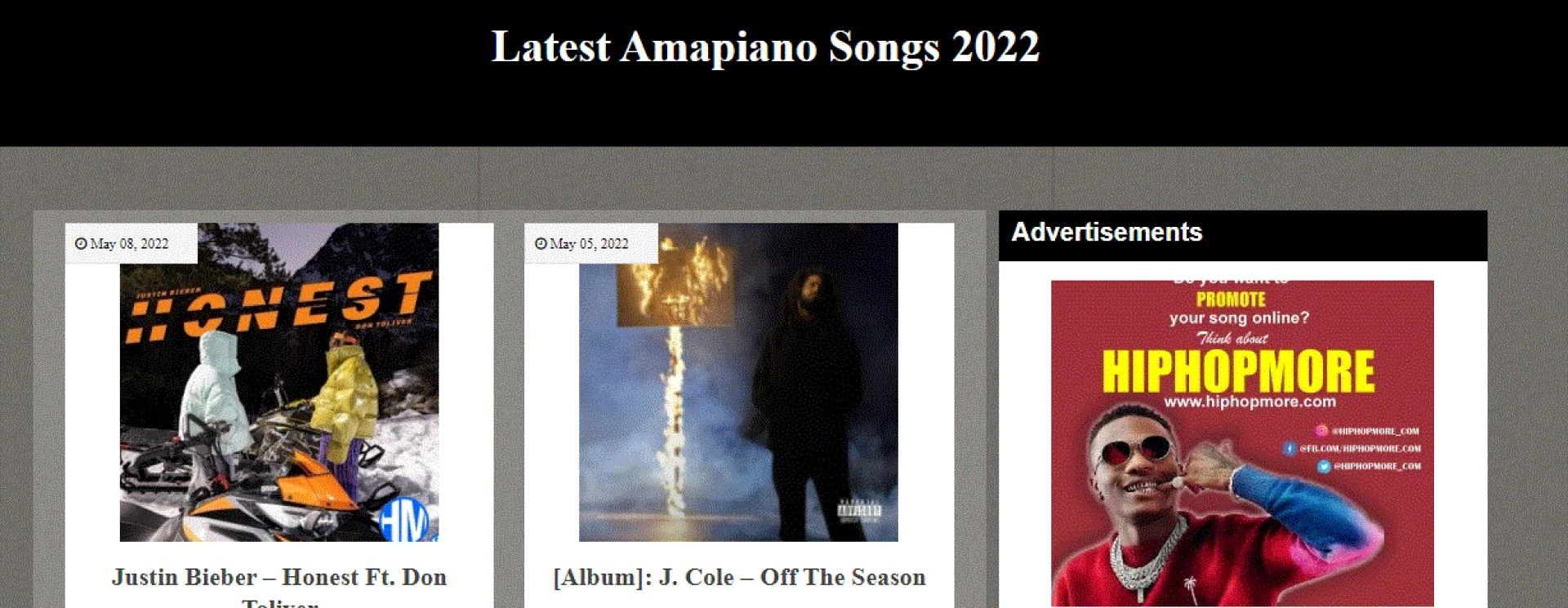 Latest foreign songs