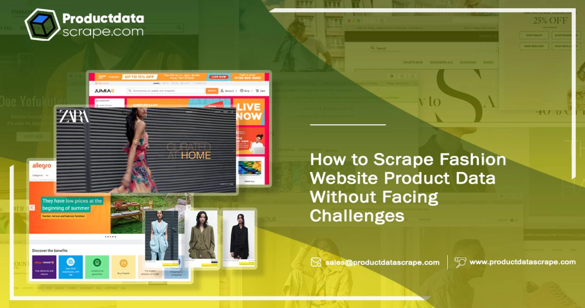 How to Scrape Fashion Website Product Data Without Facing Challenges?