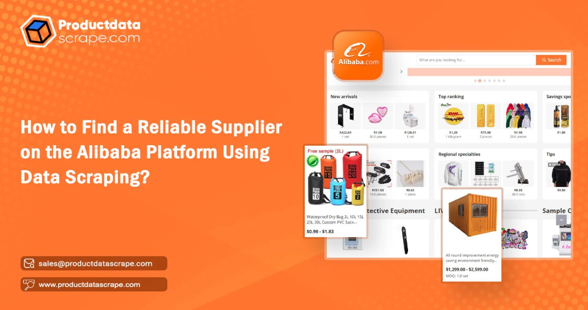 How to Find a Reliable Supplier on the Alibaba Platform Using Data Scraping?
